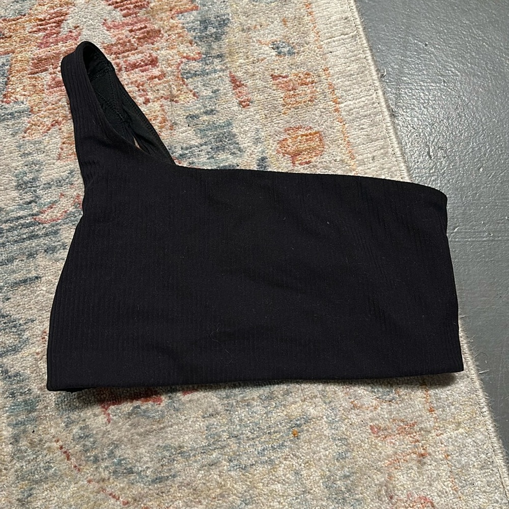 Lululemon one shoulder sports bra, size 4